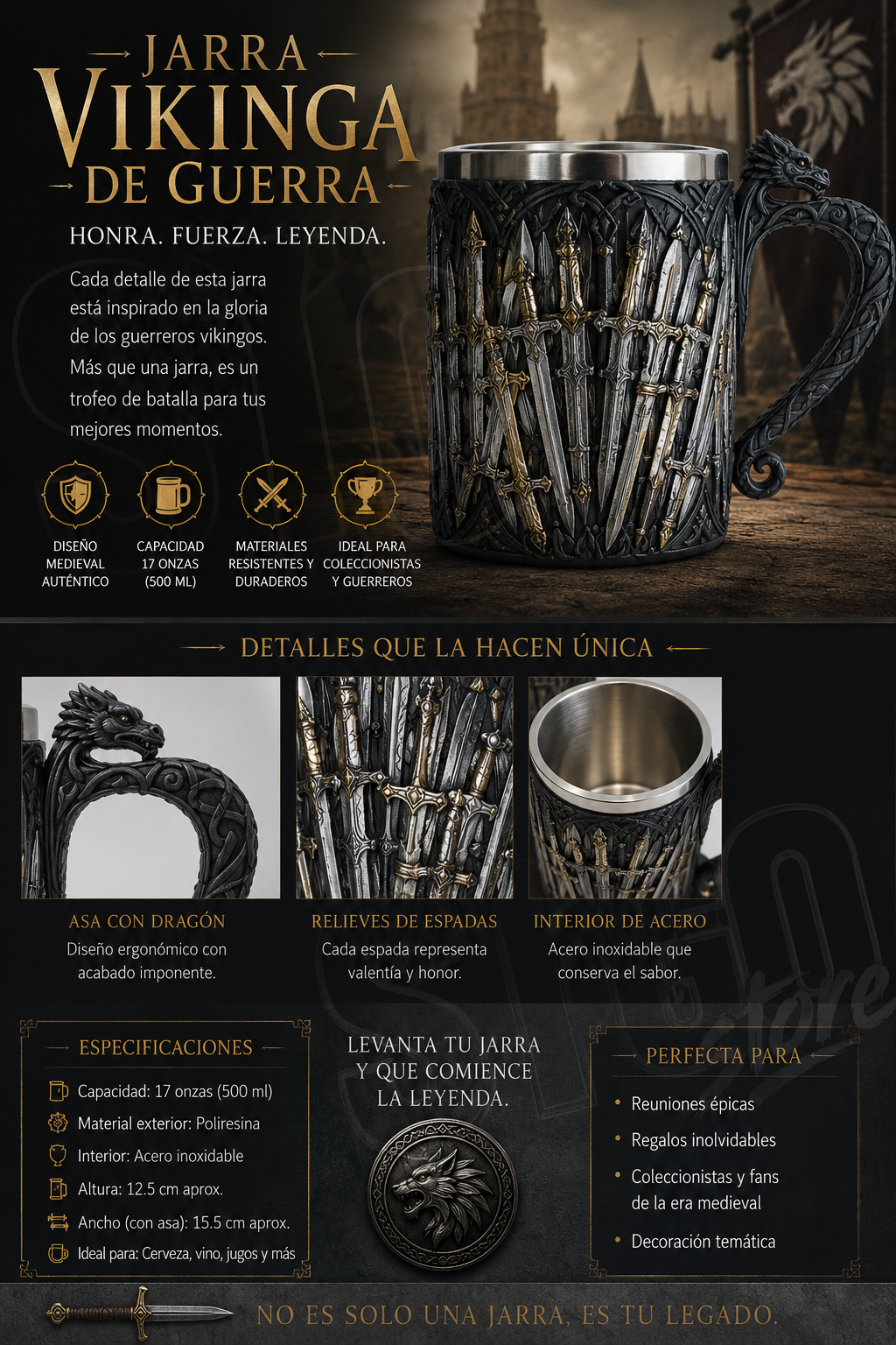 jarra vikinga medieval guerra